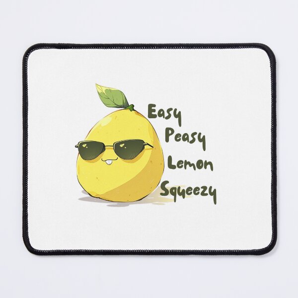 Item preview, easy peasy lemon squeezy lemon in sunglassses designed and sold by Remek-Design.