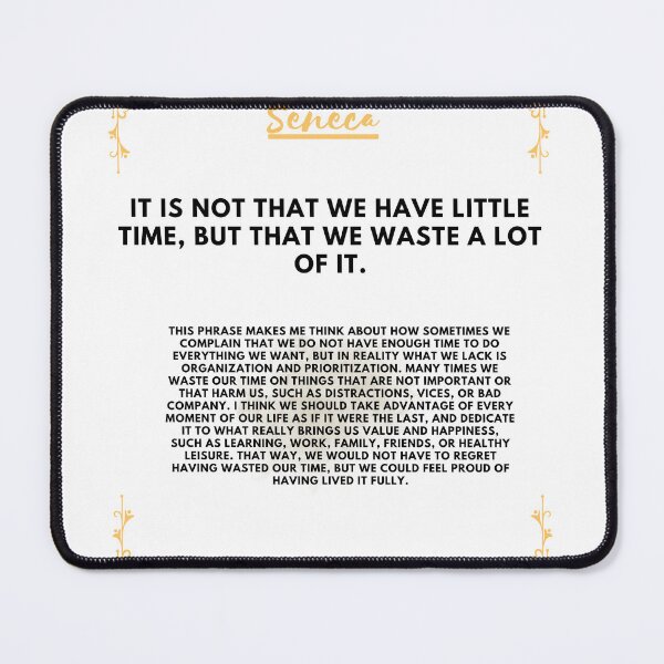 Item preview, Seneca: the philosopher who invites you to make the most of your time designed and sold by CachoGlorious.