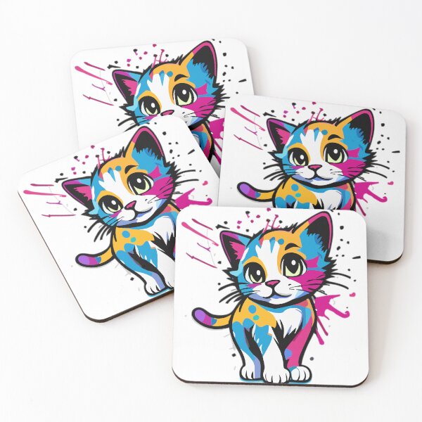Item preview, Adorable lindo gatito con un toque de graffiti designed and sold by ComputeUnit.