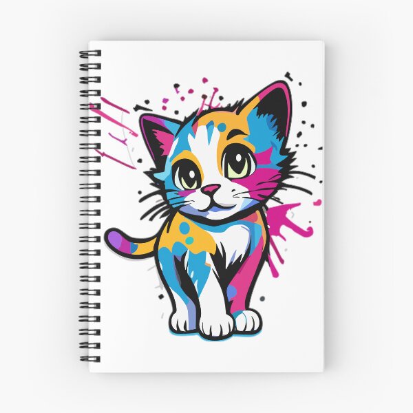 Item preview, Adorable lindo gatito con un toque de graffiti designed and sold by ComputeUnit.