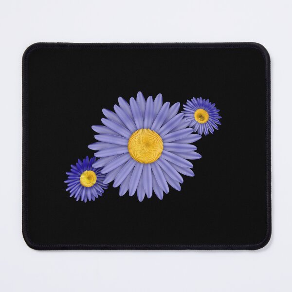 Item preview, Amazing Midnight Blue three Daisy Sun Flowers designed and sold by Aquillashop.