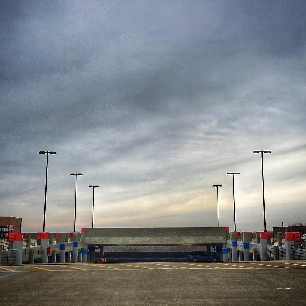 "Parking Garage Sky" by Robert Baker Redbubble