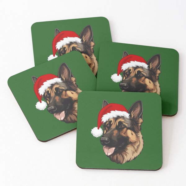 Item preview, German Shepherd in Santa Hat designed and sold by Studio29shirts.