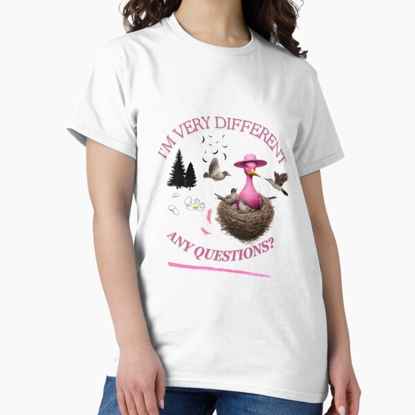 Strange Birds Unique Different Creative Odd Dark Humor Classic T-Shirt