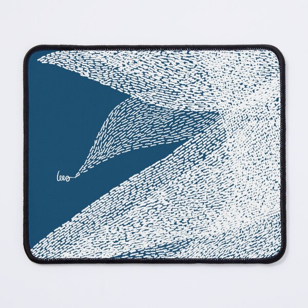Item preview, Abstract (white / blue background) designed and sold by MentaLee.