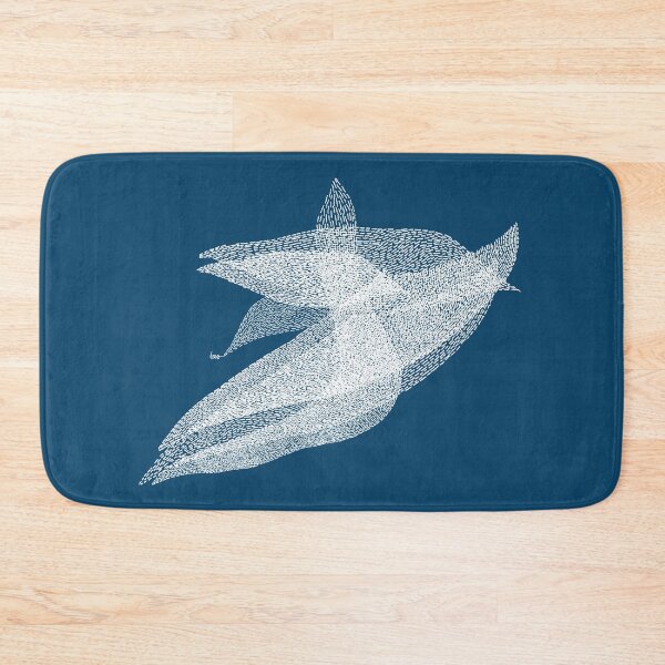 Item preview, Abstract (white / blue background) designed and sold by MentaLee.
