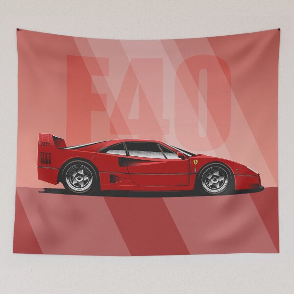 Item preview, F40 classic supercar designed and sold by ElseWorldDesign.