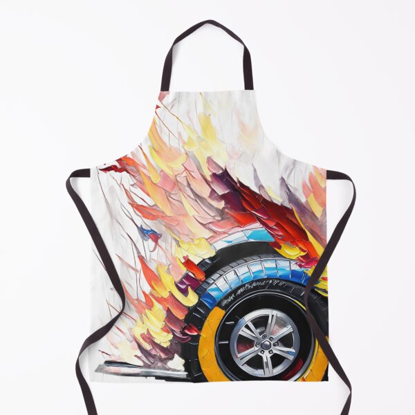 Item preview, Burning Car Tire designed and sold by Abstractionaly.