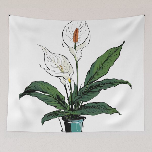 Item preview, peace lily sympathy designed and sold by MindFrank.