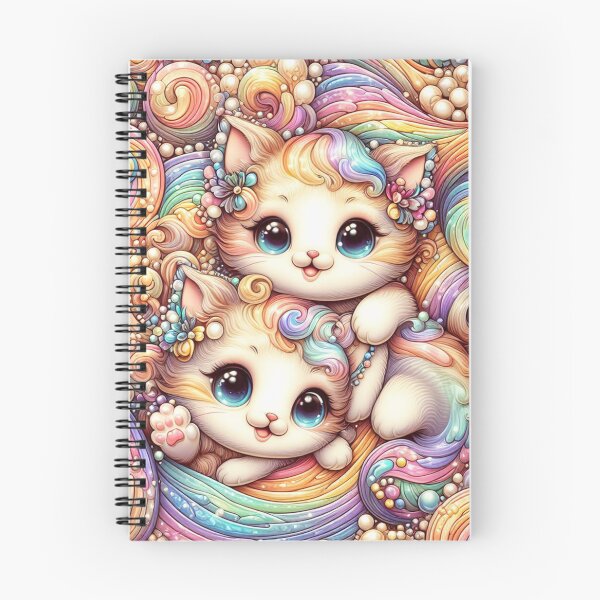 Item preview, Kittens Pearls and Rainbows designed and sold by purplesensation.