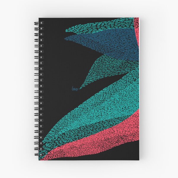 Item preview, Abstract (blue red turquoise / black background) designed and sold by MentaLee.