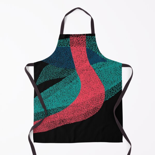 Item preview, Abstract (blue red turquoise / black background) designed and sold by MentaLee.