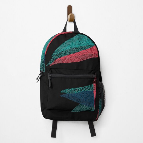 Item preview, Abstract (blue red turquoise / black background) designed and sold by MentaLee.
