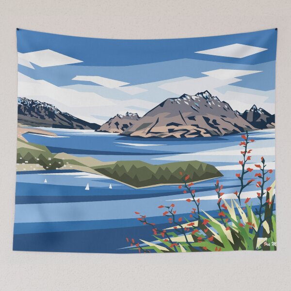 Item preview, Cecil Peak, Queenstown designed and sold by Ira Mitchell.