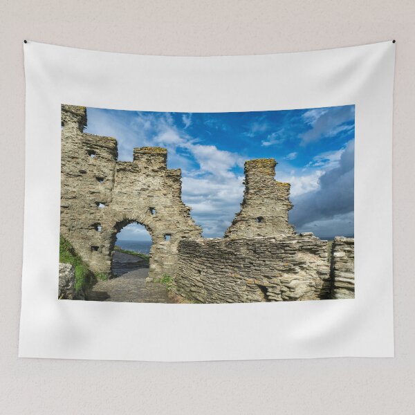 Artikelvorschau, Ruinen von Tintagel Castle #1, Cornwall, Großbritannien entworfen und verkauft von Charles Kosina.