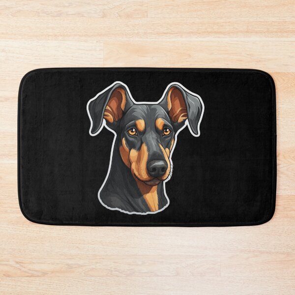 Item preview, head of a cute doberman designed and sold by At-Brothers.