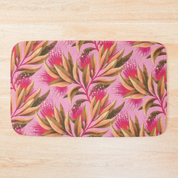 Item preview, Pohutukawa - Pink / Green designed and sold by Andrea Muller.
