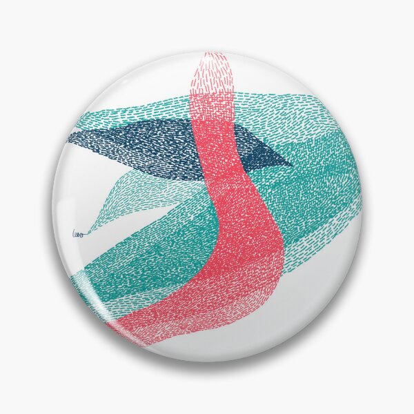 Item preview, Abstract (blue red turquoise / white background) designed and sold by MentaLee.