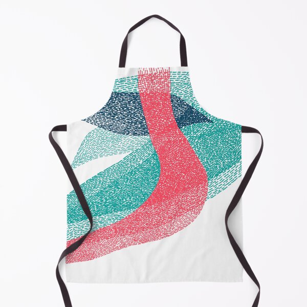 Item preview, Abstract (blue red turquoise / white background) designed and sold by MentaLee.