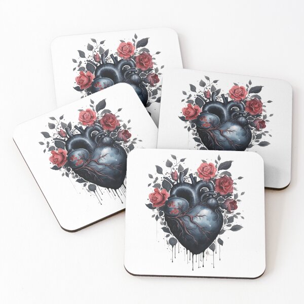 Item preview, Blooming Black Heart designed and sold by OspreyElliott.