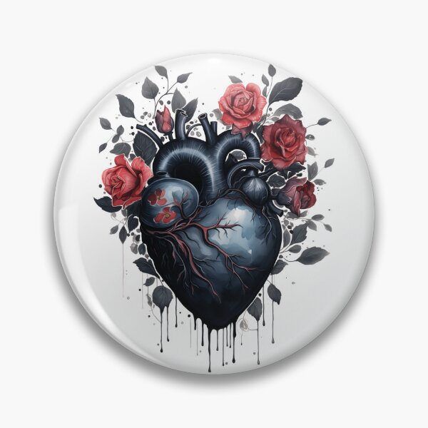 Item preview, Blooming Black Heart designed and sold by OspreyElliott.