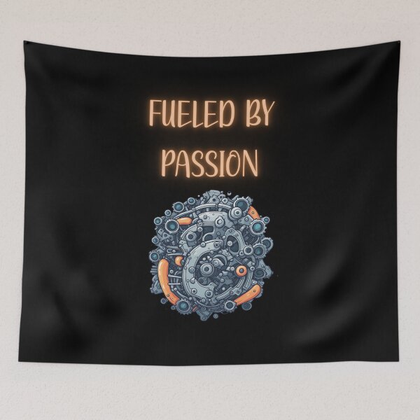 Item preview, Fueled by passion engine designed and sold by Abstractionaly.