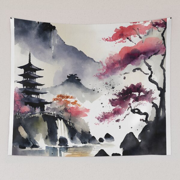 Item preview, Japanese Landscape 768 designed and sold by Bryce-Designs.