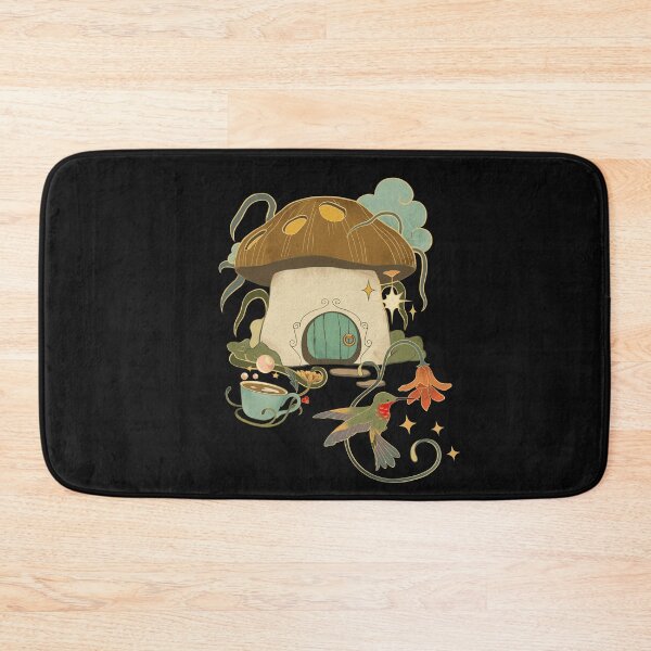 Item preview, Mushroom Cottagecore Vintage Illustration Style Design designed and sold by EarthArtDesigns.