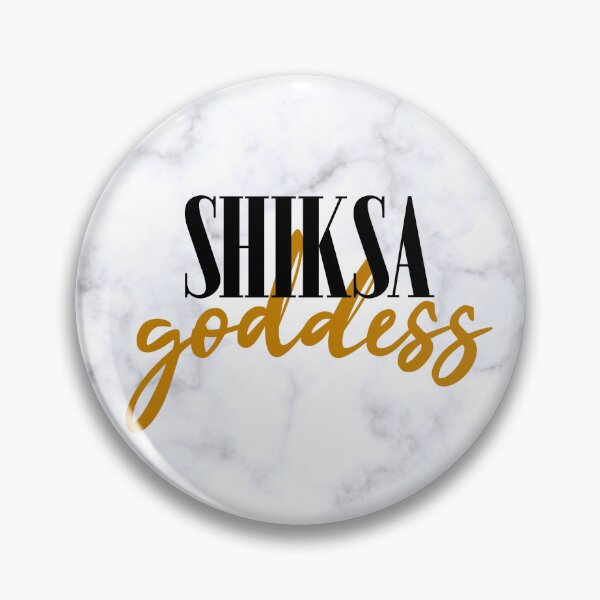 Item preview, Shiksa Goddess Jewish Culture Black Gold 90s Slogan designed and sold by JessicaAmber.