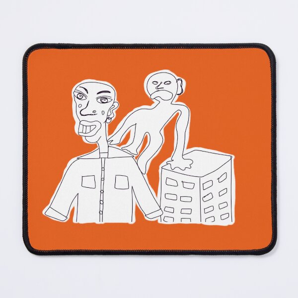 Item preview, Orange towerblock designed and sold by shrewdmovenet.