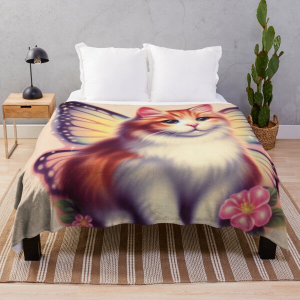 Item preview, Incredibly Cute Cat With Fairy Wings designed and sold by bearslover.