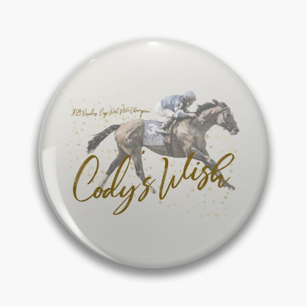 Artikelvorschau, Cody's Wish 2023 Breeders' Cup Dirt Mile Champion entworfen und verkauft von Ginny Luttrell.