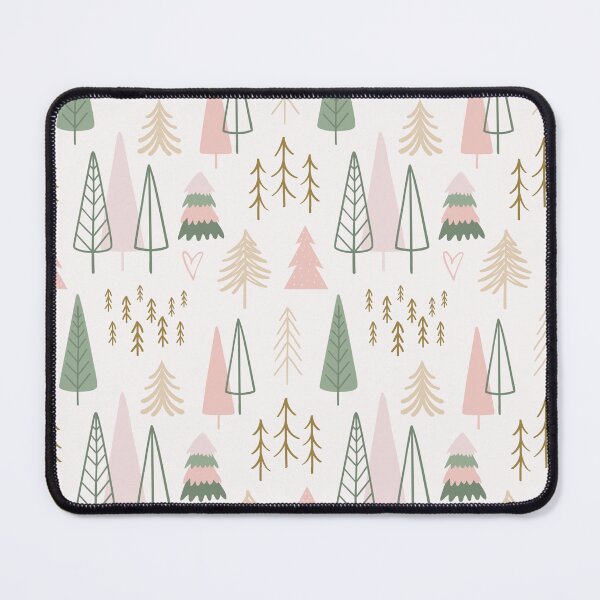 Item preview, Christmas trees vintage pattern designed and sold by FatBirdie.