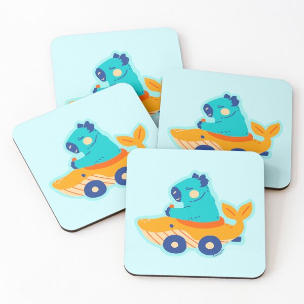 Item preview, Car Creature - Whale Car & Capybara (Original Colours) designed and sold by Gremren.