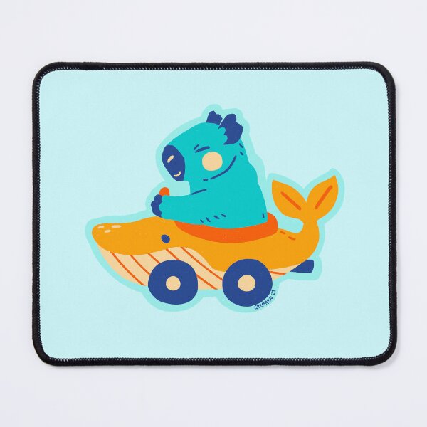 Item preview, Car Creature - Whale Car & Capybara (Original Colours) designed and sold by Gremren.