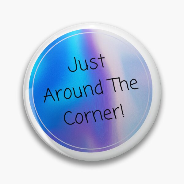 Item preview, JW, Just Around the Corner; Blue Holographic designed and sold by GiftableGems.