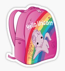 Hello Unicorn Sticker