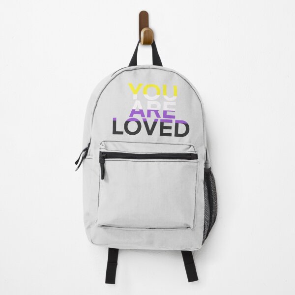 Item preview, You are loved (non-binary) designed and sold by Cosmic Kitty Colors.