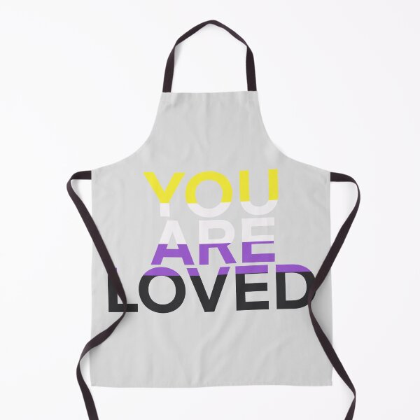 Item preview, You are loved (non-binary) designed and sold by Cosmic Kitty Colors.