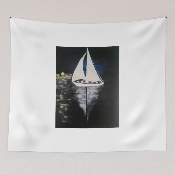 Item preview, NIGHT SAILING BOAT designed and sold by ashikkumar.