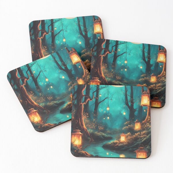 Item preview, Teal River Of The Enchanted Woods II designed and sold by SilverSunStudio.