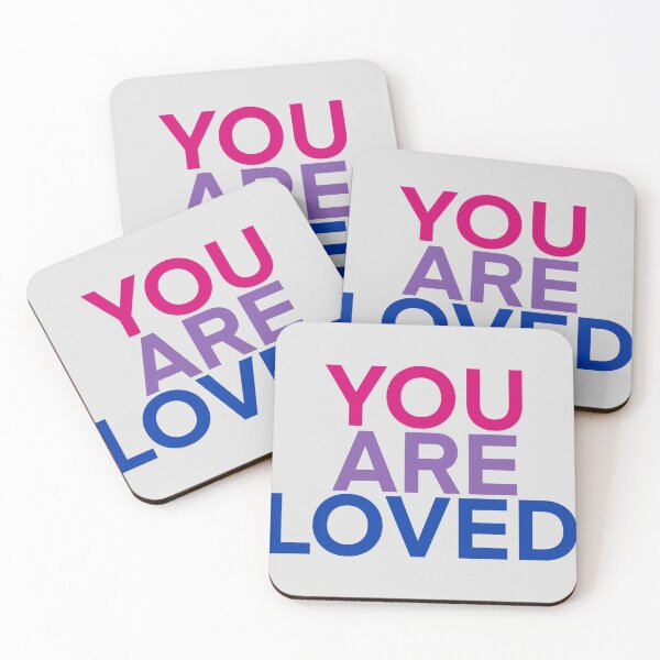 Item preview, You are loved (bisexual) designed and sold by Cosmic Kitty Colors.