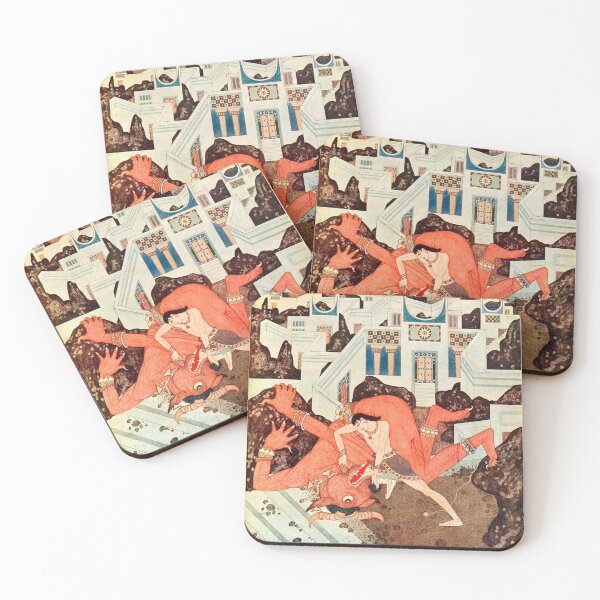 Item preview, The Minotaur Defeated - Edmund Dulac, Tanglewood Tales designed and sold by forgottenbeauty.