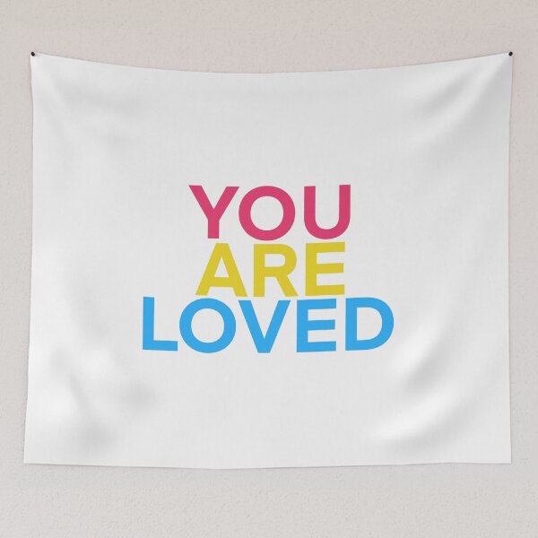 Item preview, Eres amado (pansexual) designed and sold by Cosmic Kitty Colors.