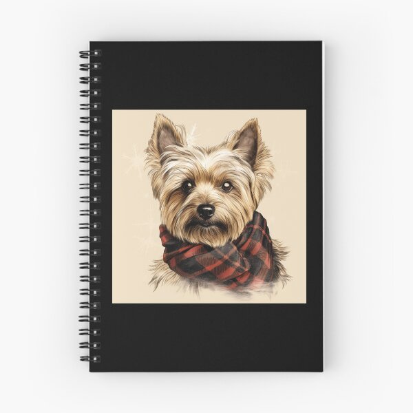 Item preview, Silky Terrier Christmas Plaid Watercolor designed and sold by rafaeltto.