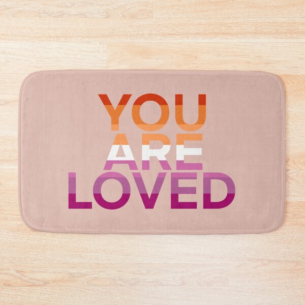 Item preview, You are loved (lesbian) designed and sold by Cosmic Kitty Colors.