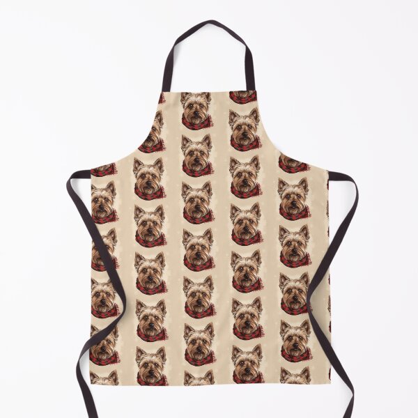 Item preview, Silky Terrier Christmas Plaid Watercolor designed and sold by rafaeltto.