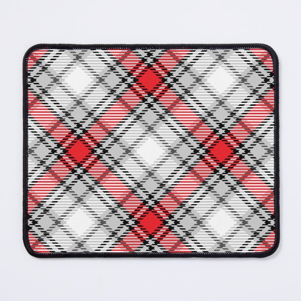 Item preview, Red and white checkered plaid pattern designed and sold by Osting.