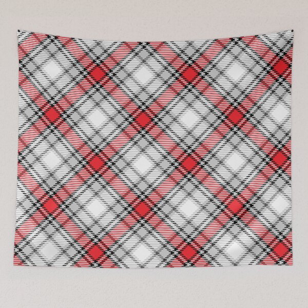 Item preview, Red and white checkered plaid pattern designed and sold by Osting.