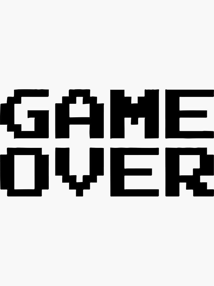 Game over тату эскиз